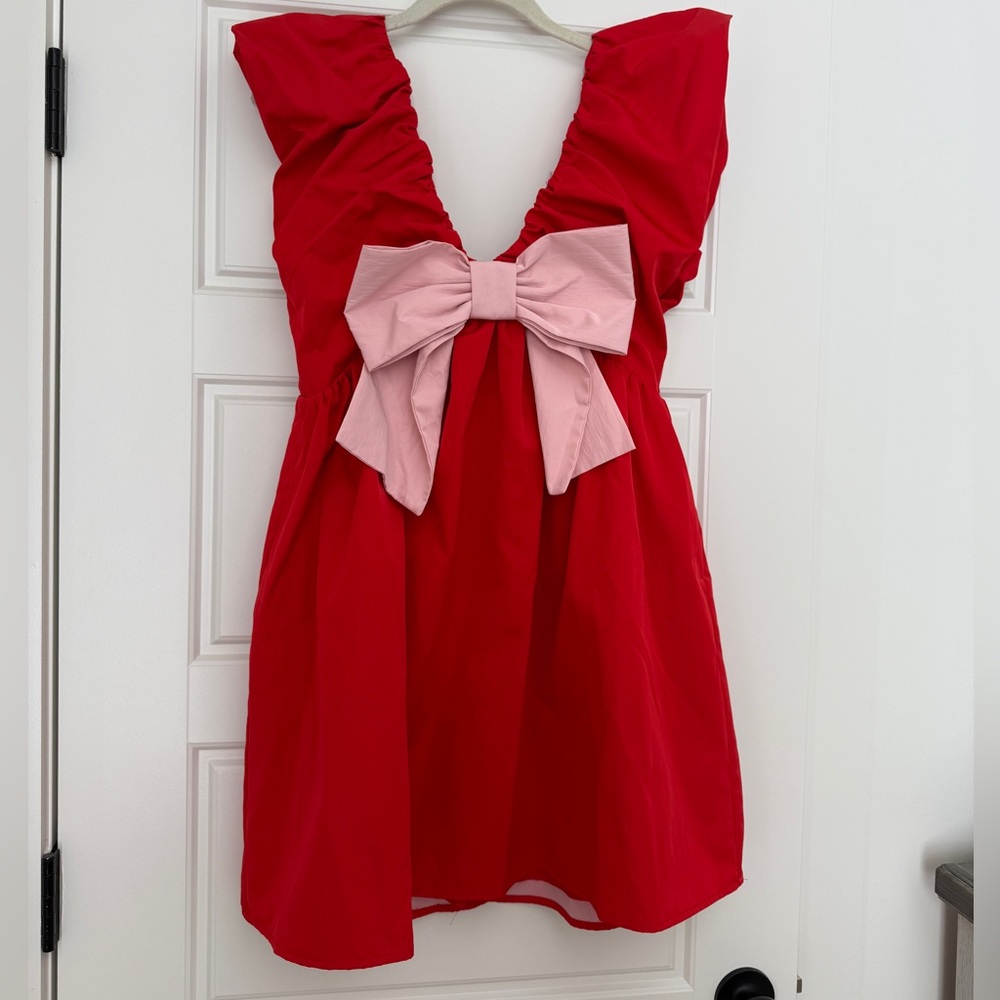 Vici Babydoll bow dress